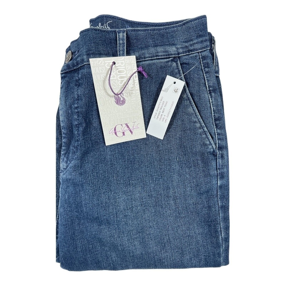 Gloria Vanderbilt Classic Fit Tapered Jeans Womens‎ 6 Blue NWT - Picture 7 of 7